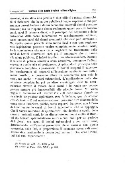 Giornale della Società italiana d'igiene