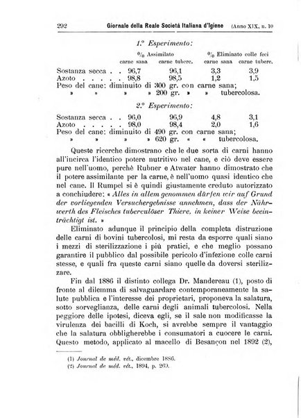 Giornale della Società italiana d'igiene