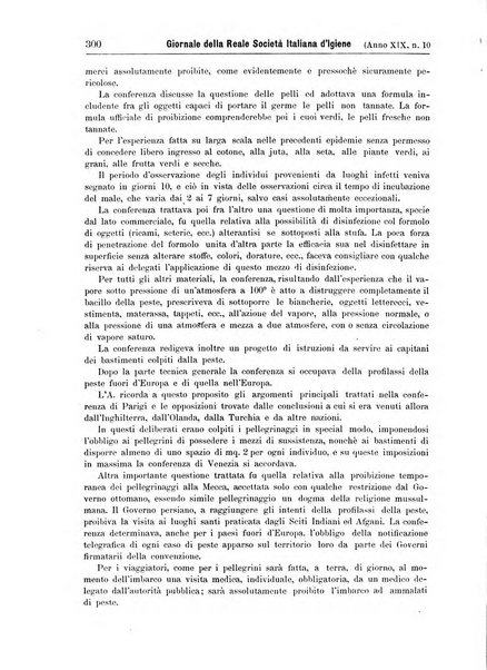 Giornale della Società italiana d'igiene