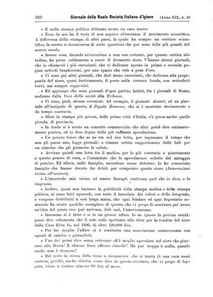 Giornale della Società italiana d'igiene