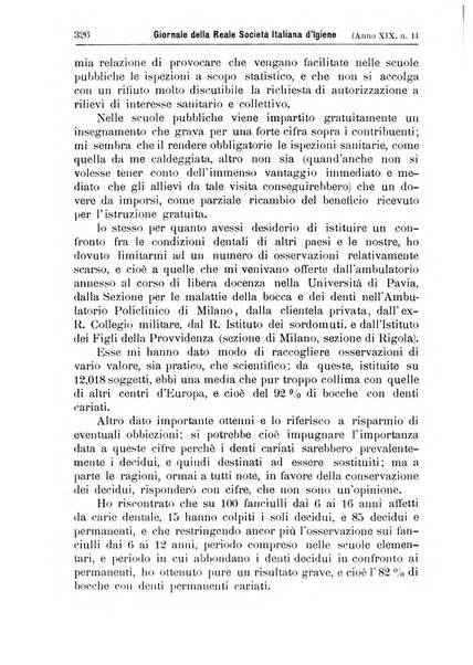 Giornale della Società italiana d'igiene