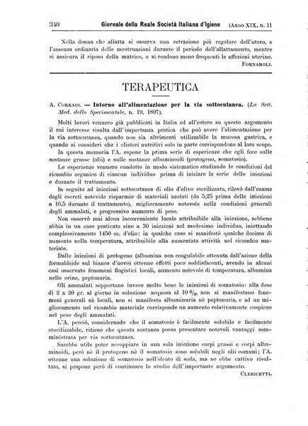 Giornale della Società italiana d'igiene