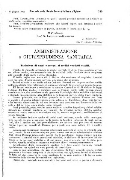 Giornale della Società italiana d'igiene