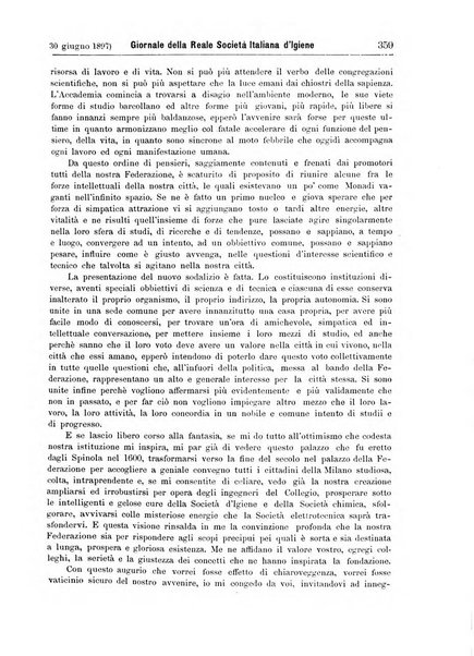 Giornale della Società italiana d'igiene