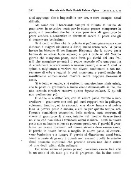 Giornale della Società italiana d'igiene