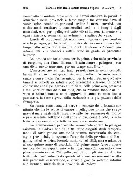 Giornale della Società italiana d'igiene