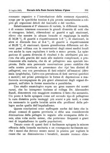 Giornale della Società italiana d'igiene