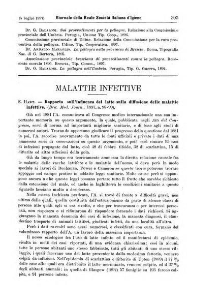 Giornale della Società italiana d'igiene