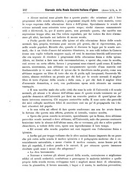 Giornale della Società italiana d'igiene