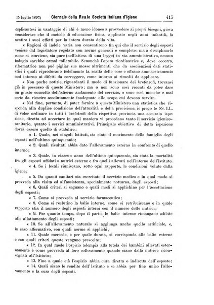 Giornale della Società italiana d'igiene