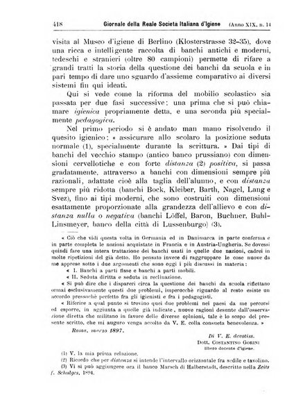 Giornale della Società italiana d'igiene