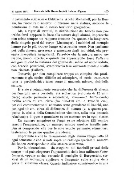 Giornale della Società italiana d'igiene