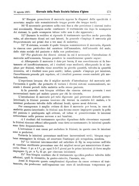 Giornale della Società italiana d'igiene