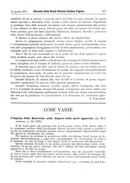 Giornale della Società italiana d'igiene