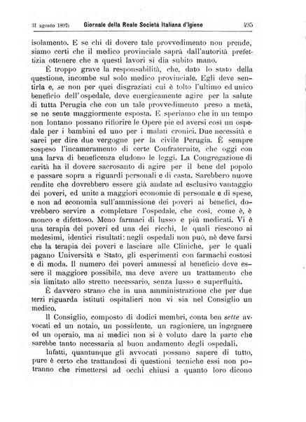 Giornale della Società italiana d'igiene