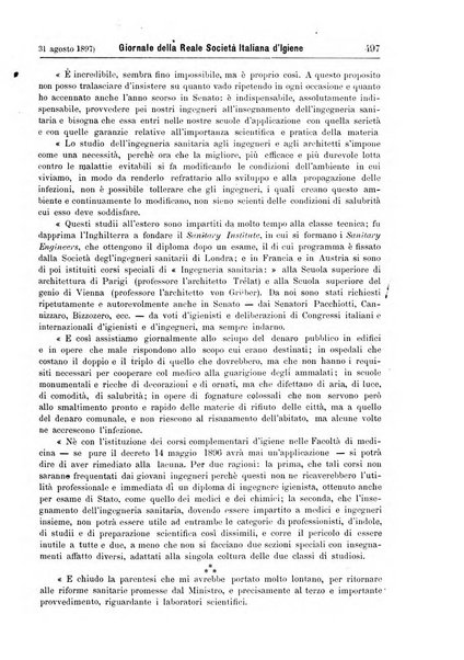 Giornale della Società italiana d'igiene