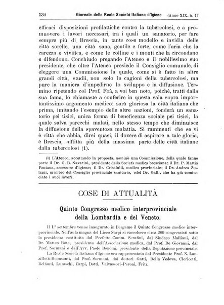 Giornale della Società italiana d'igiene