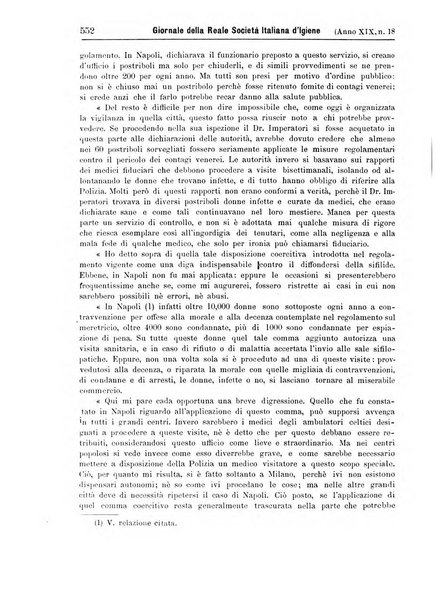 Giornale della Società italiana d'igiene