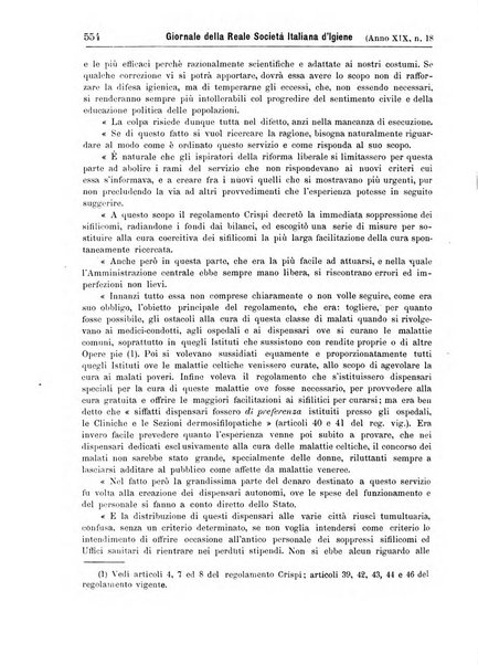 Giornale della Società italiana d'igiene