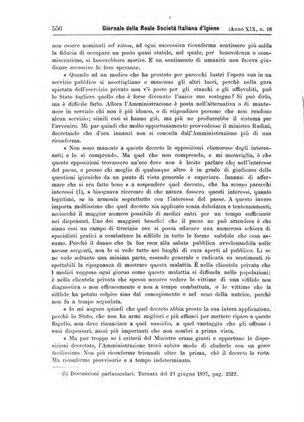 Giornale della Società italiana d'igiene