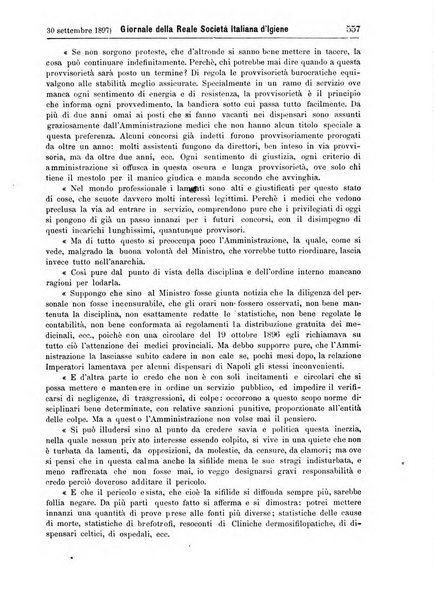 Giornale della Società italiana d'igiene