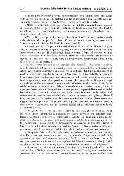 Giornale della Società italiana d'igiene