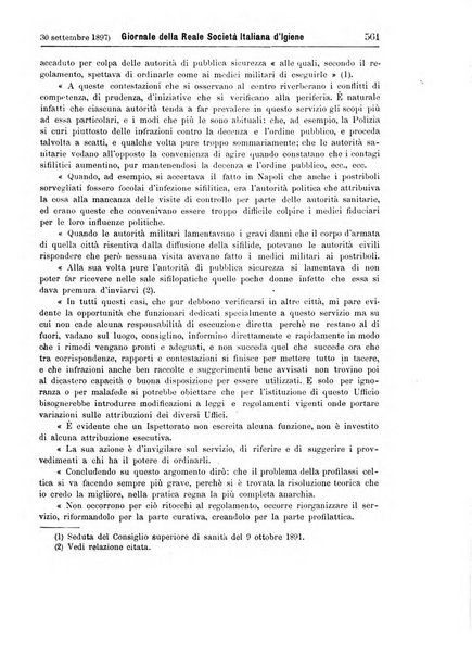 Giornale della Società italiana d'igiene