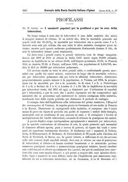 Giornale della Società italiana d'igiene