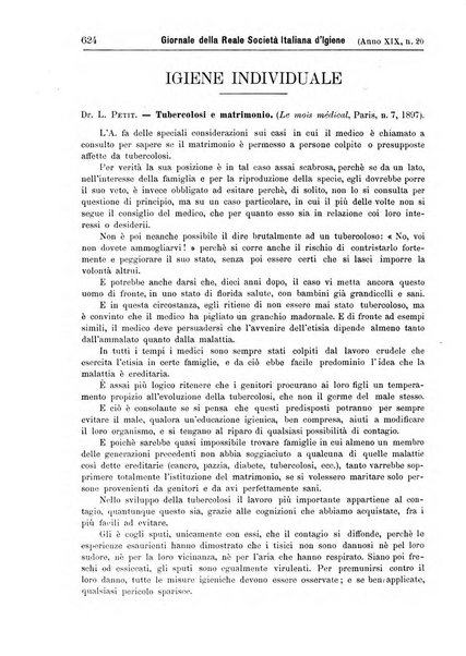 Giornale della Società italiana d'igiene