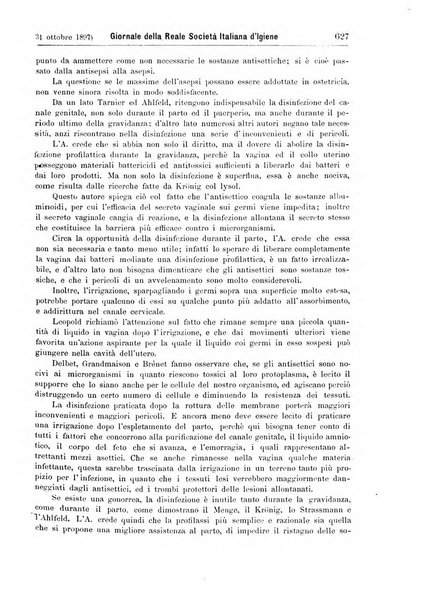 Giornale della Società italiana d'igiene