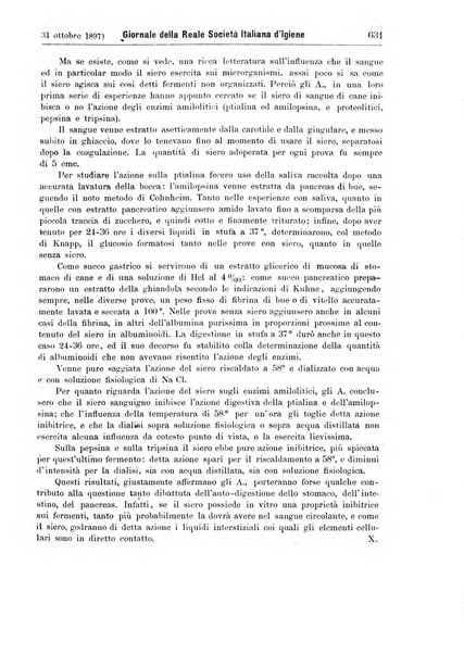 Giornale della Società italiana d'igiene