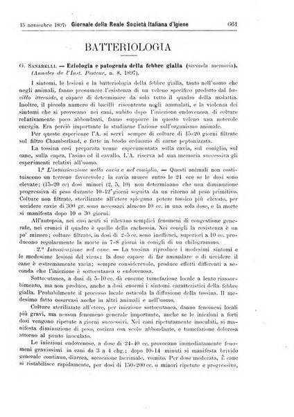 Giornale della Società italiana d'igiene