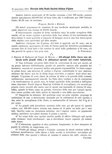 Giornale della Società italiana d'igiene