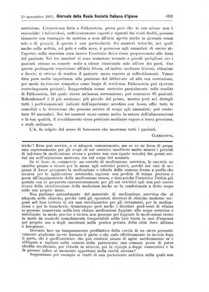 Giornale della Società italiana d'igiene