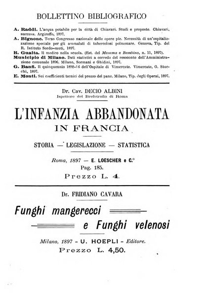 Giornale della Società italiana d'igiene