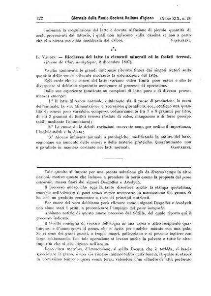 Giornale della Società italiana d'igiene