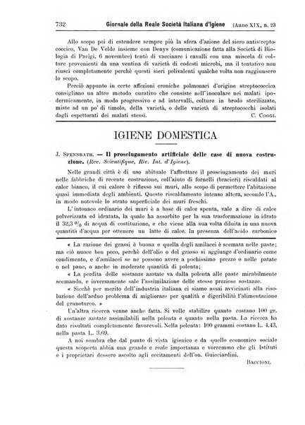 Giornale della Società italiana d'igiene