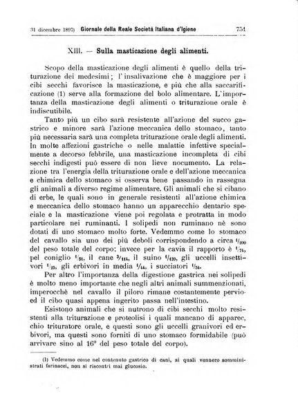 Giornale della Società italiana d'igiene