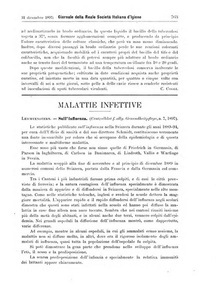 Giornale della Società italiana d'igiene