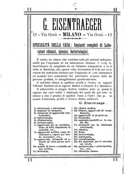 Giornale della Società italiana d'igiene