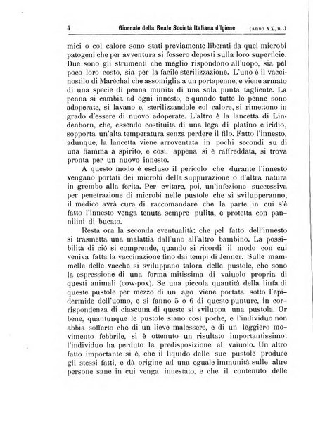 Giornale della Società italiana d'igiene