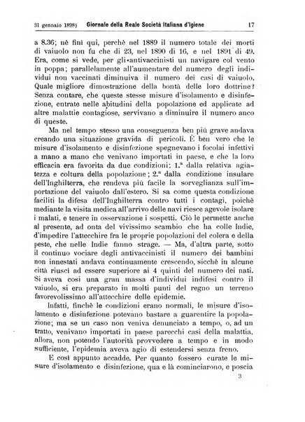 Giornale della Società italiana d'igiene