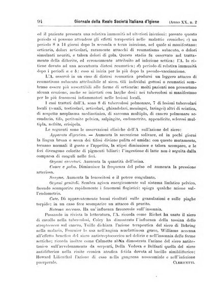 Giornale della Società italiana d'igiene