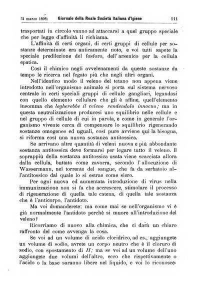 Giornale della Società italiana d'igiene