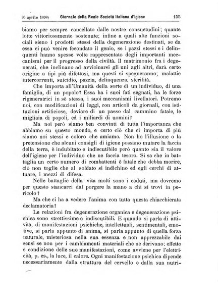 Giornale della Società italiana d'igiene