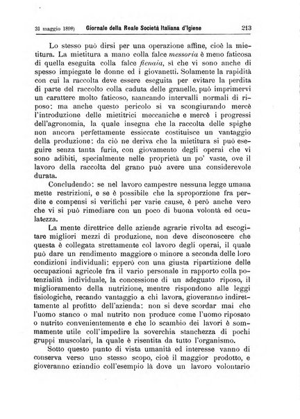 Giornale della Società italiana d'igiene