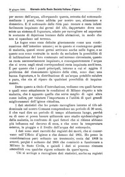 Giornale della Società italiana d'igiene