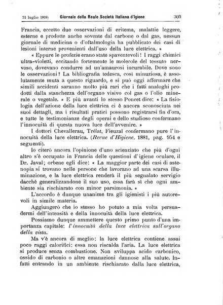 Giornale della Società italiana d'igiene