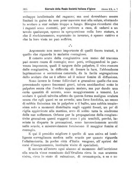 Giornale della Società italiana d'igiene