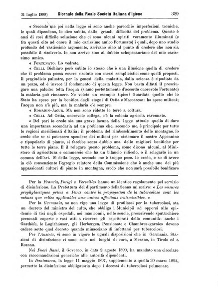 Giornale della Società italiana d'igiene